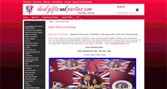 Desktop Screenshot of idealgiftsandparties.com